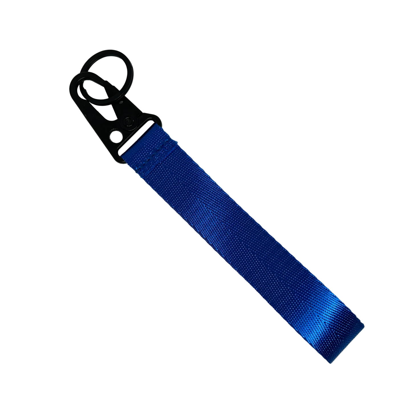 Blue Nismo key tag with performance branding – Motorev JDM car keychain accessory