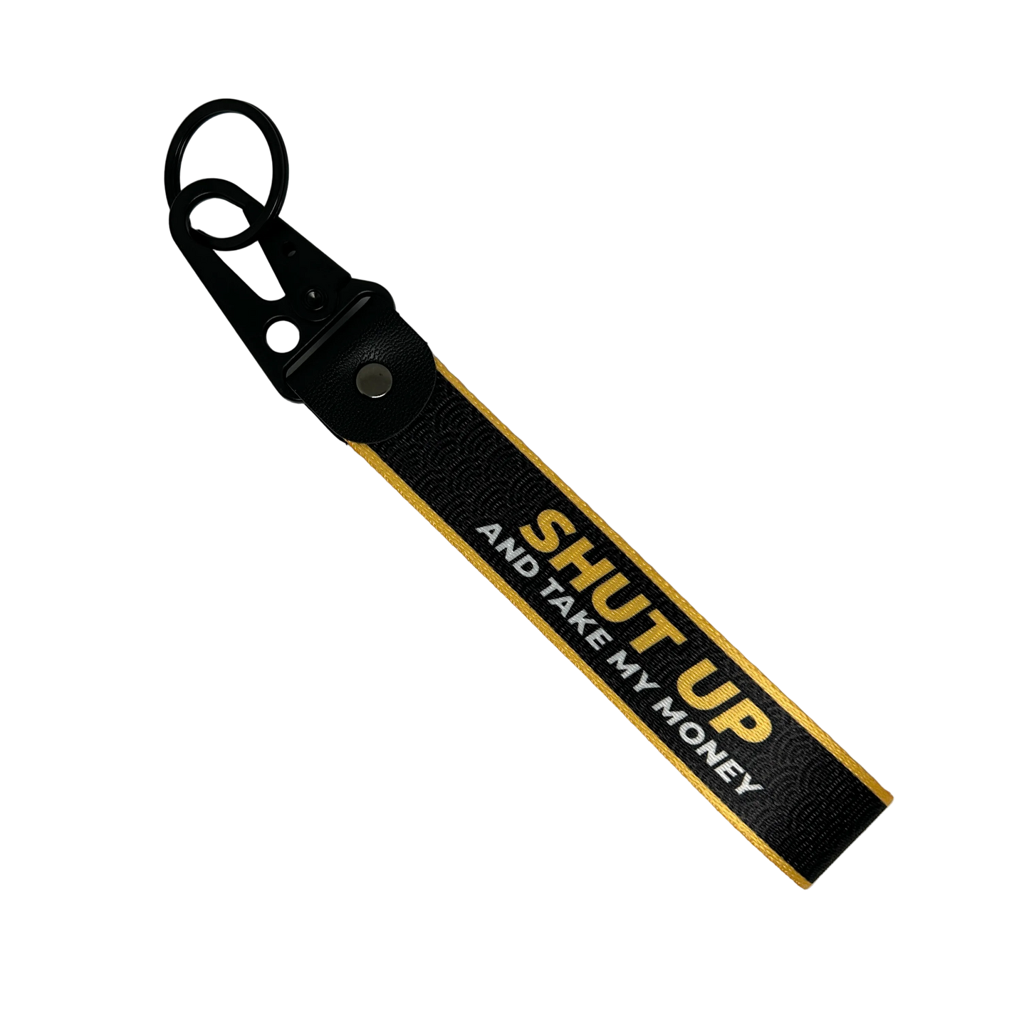 Shut Up and Take My Money key tag with Maneki-Neko design – Motorev JDM car keychain accessory