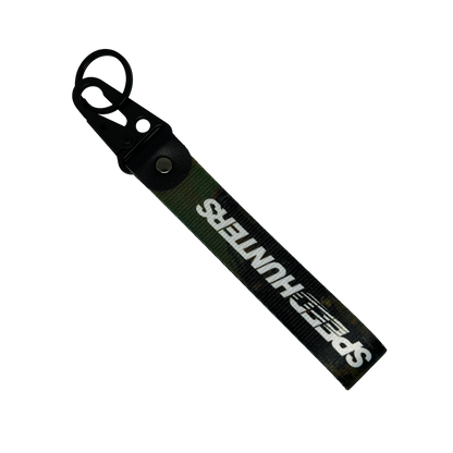 Great quality key tag with camo background and Speedhunters branding – Motorev JDM car accessory