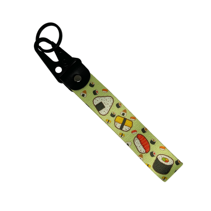 Sushi art key tag with Japanese food design – Motorev JDM car keychain accessory